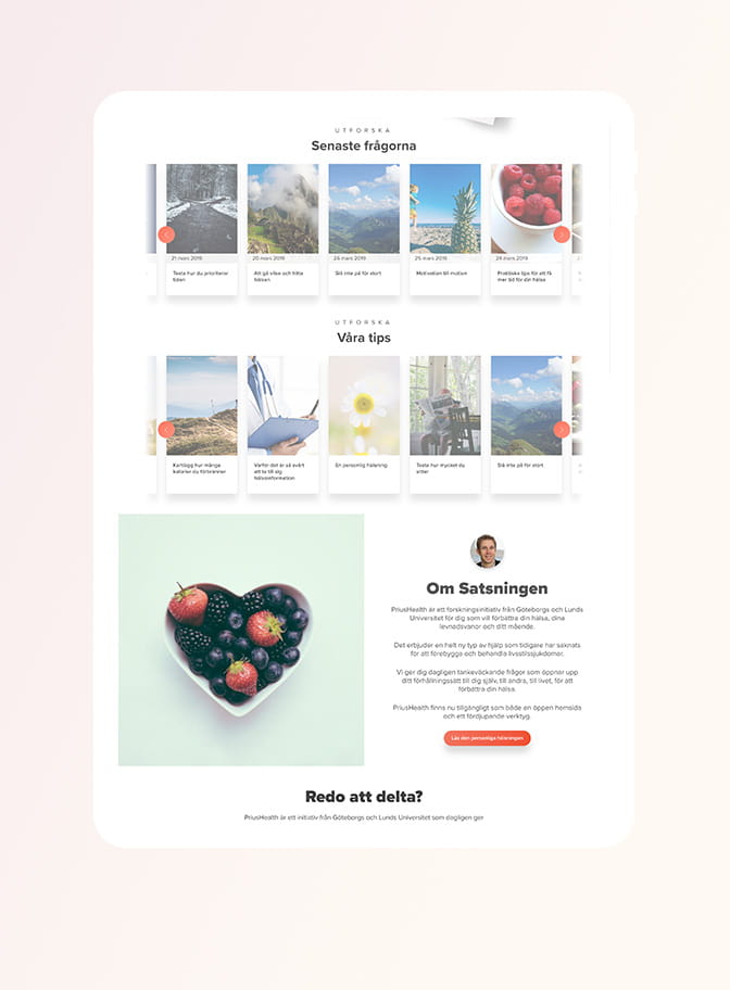 PriusHealth Drupal Exempel