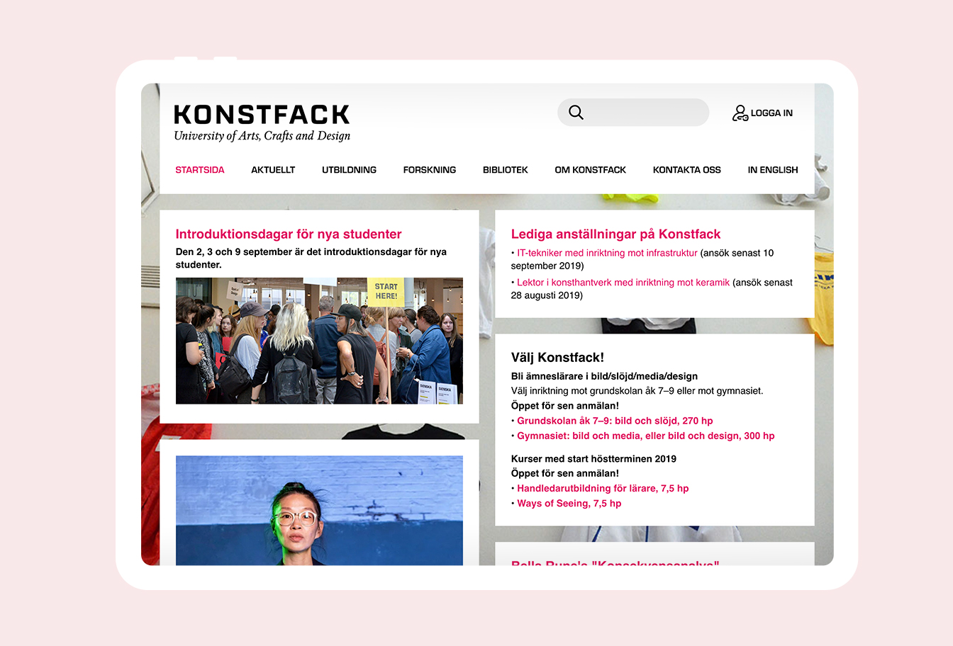 Portfolio Konstfack