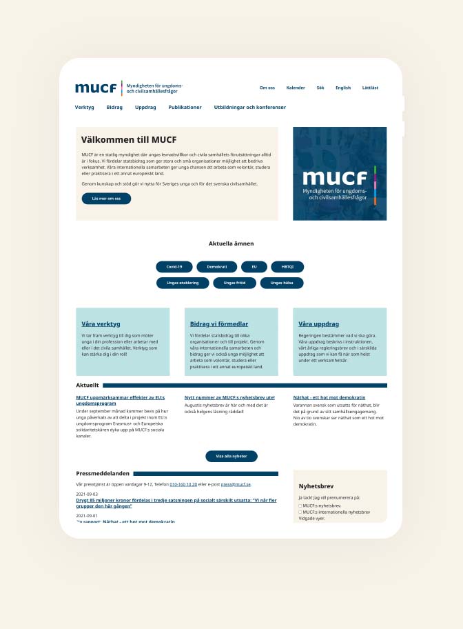 MUCF platta